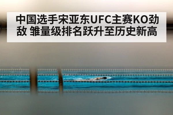 中国选手宋亚东UFC主赛KO劲敌 雏量级排名跃升至历史新高